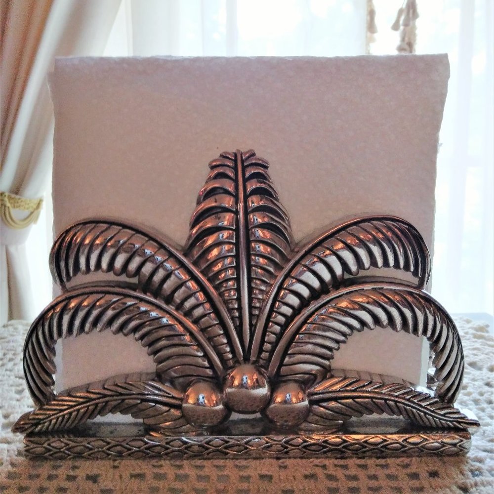 Godinger Silver-plated Coconut Palm Napkin Holder
